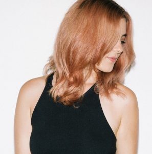 rose-gold-hair-color rose gold hair color